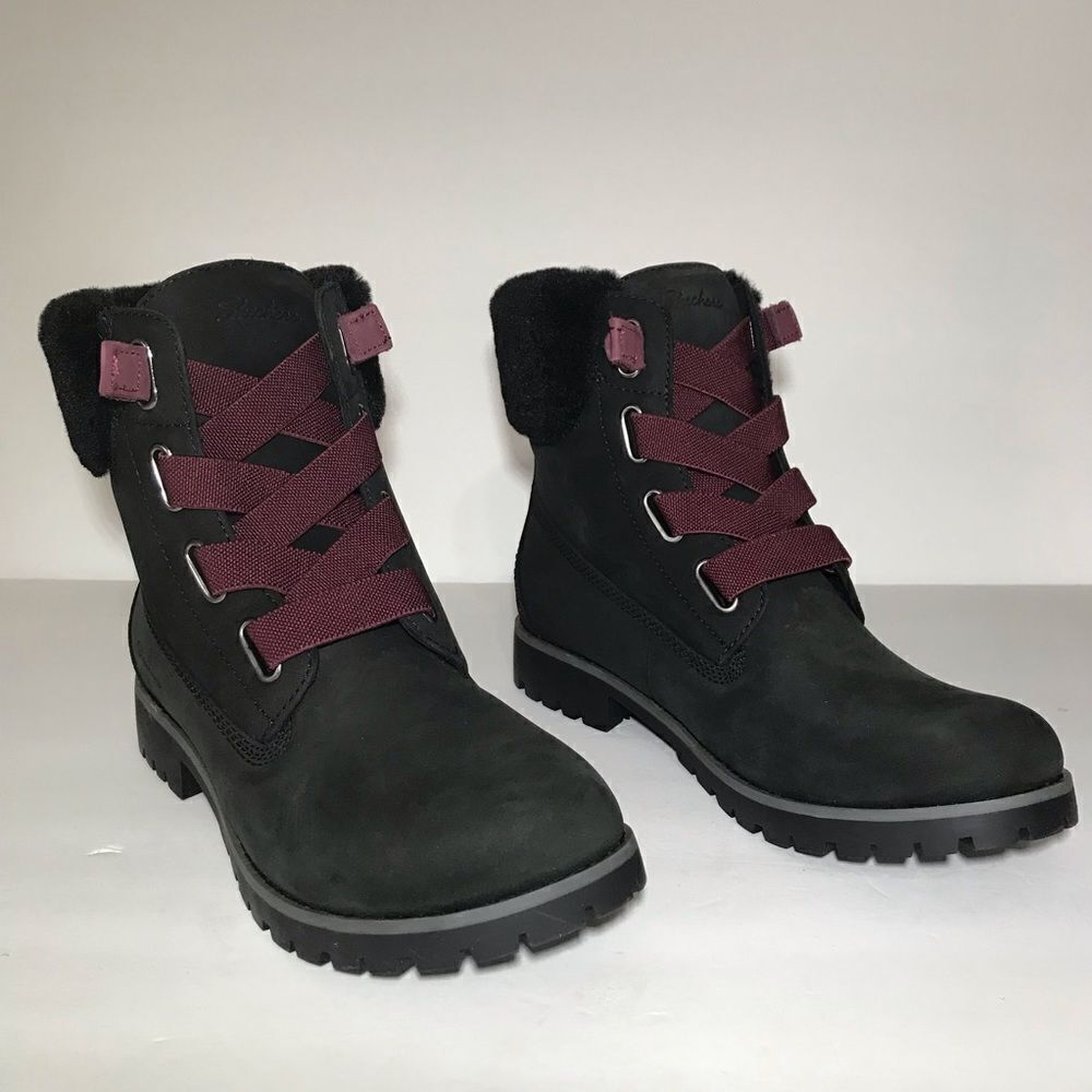 Skechers Cypress Big Plans Gored Lace Hiker Boots